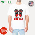 Awesome Happy Dot Day Girl Bow tie shirt Unisex T-shirt, Sweatshirt, Hoodie, Long Sleeve Tee - T-Shirt, Sweatshirt, Hoodie