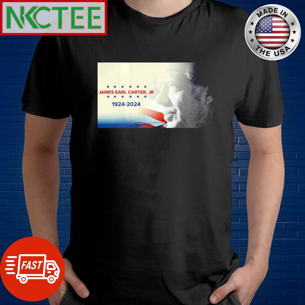 Awesome James Earl Carter Jr.  1924 2024 shirt Unisex T-shirt, Sweatshirt, Hoodie, Long Sleeve Tee - T-Shirt, Sweatshirt, Hoodie