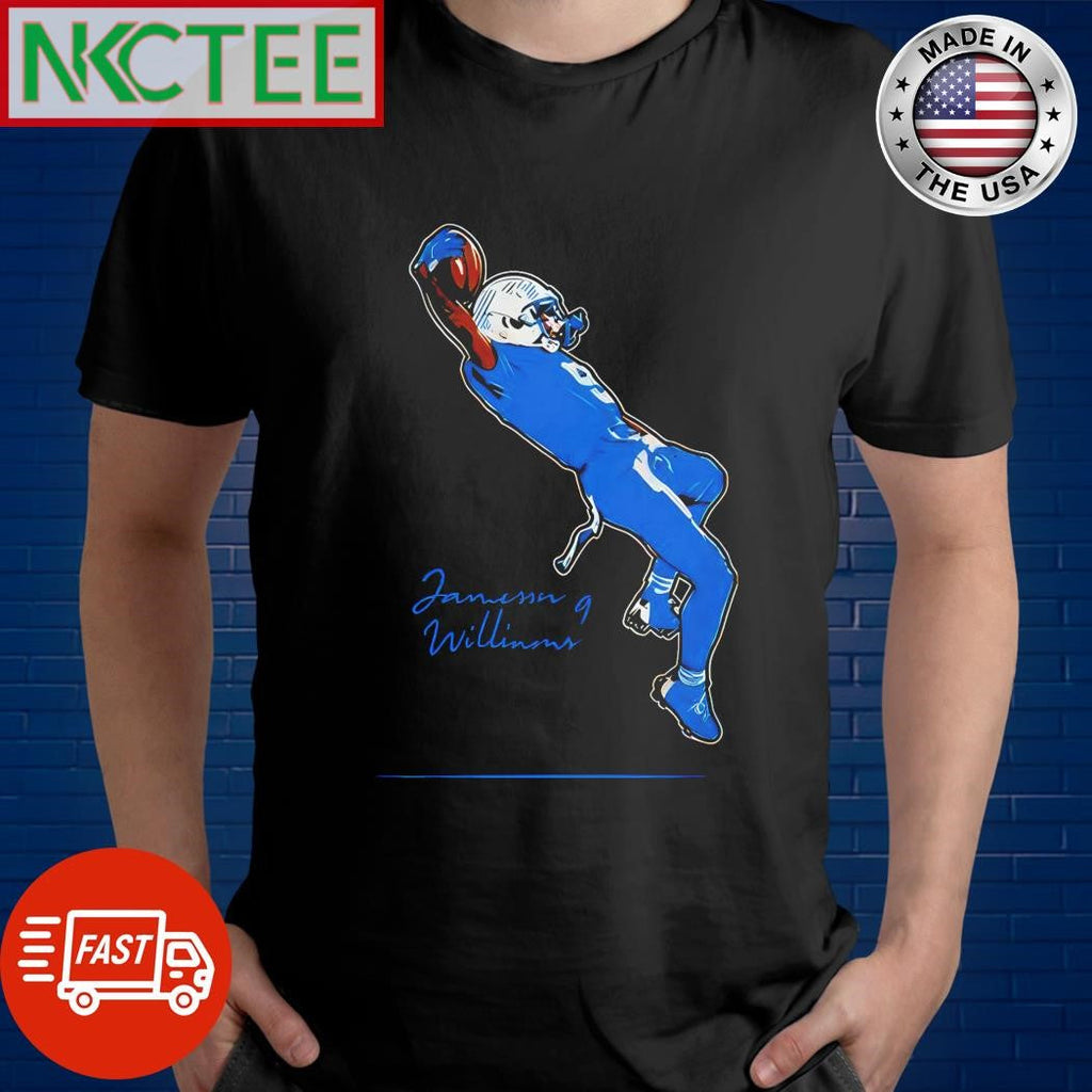 Awesome Jameson Williams TD Celebration Shirt Unisex T-shirt, Sweatshirt, Hoodie, Long Sleeve Tee - T-Shirt, Sweatshirt, Hoodie