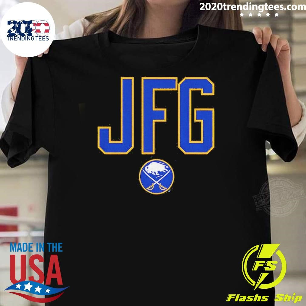 Awesome Jfg Buffalo Sabres Hockey Stanley Cup 2026 Shirt Unisex T-shirt, Sweatshirt, Hoodie, Long Sleeve Tee - T-Shirt, Sweatshirt, Hoodie