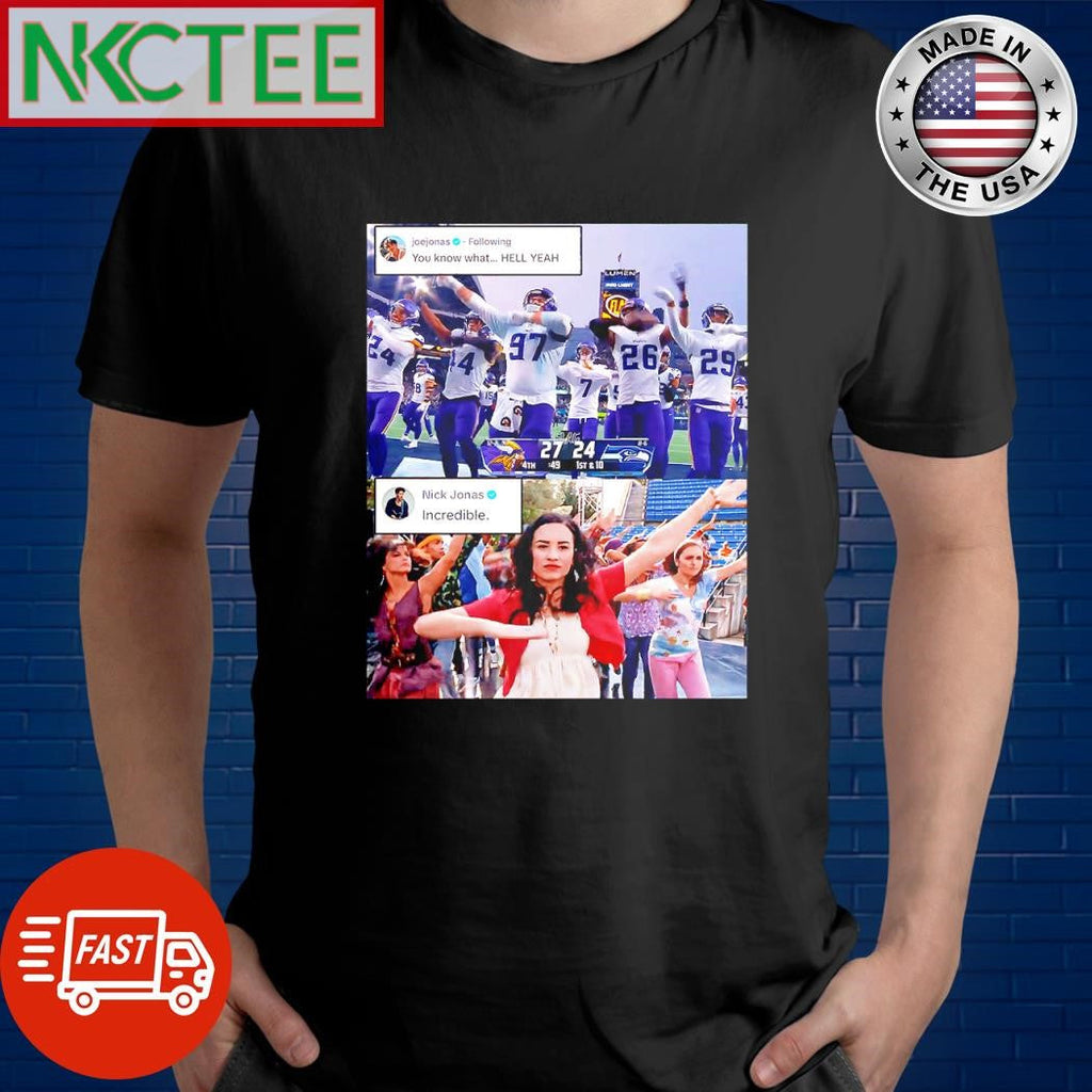 Awesome Joe Jonas You know what hell yeah Nick Jonas Incredible shirt Unisex T-shirt, Sweatshirt, Hoodie, Long Sleeve Tee - T-Shirt, Sweatshirt, Hoodie