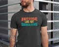Awesome Like My Daughters Shirt Daughter Dad Shirt Dad T-Shirts, Hoodie, Sweatshirt - T-Shirt, Sweatshirt, Hoodie