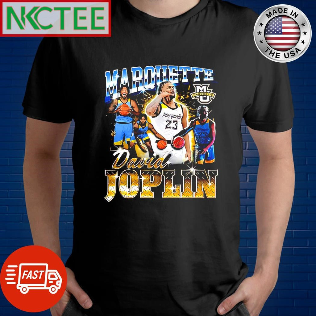 Awesome Marquette David Joplin vintage shirt Unisex T-shirt, Sweatshirt, Hoodie, Long Sleeve Tee - T-Shirt, Sweatshirt, Hoodie