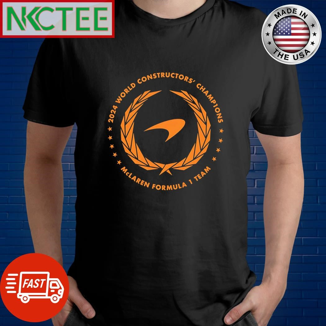 Awesome McLaren Formula 1 Team 2024 Constructors Championship shirt Unisex T-shirt, Sweatshirt, Hoodie, Long Sleeve Tee - T-Shirt, Sweatshirt, Hoodie