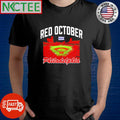 Awesome Red October 2024 Philadelphia stadium shirt Unisex T-shirt, Sweatshirt, Hoodie, Long Sleeve Tee - T-Shirt, Sweatshirt, Hoodie