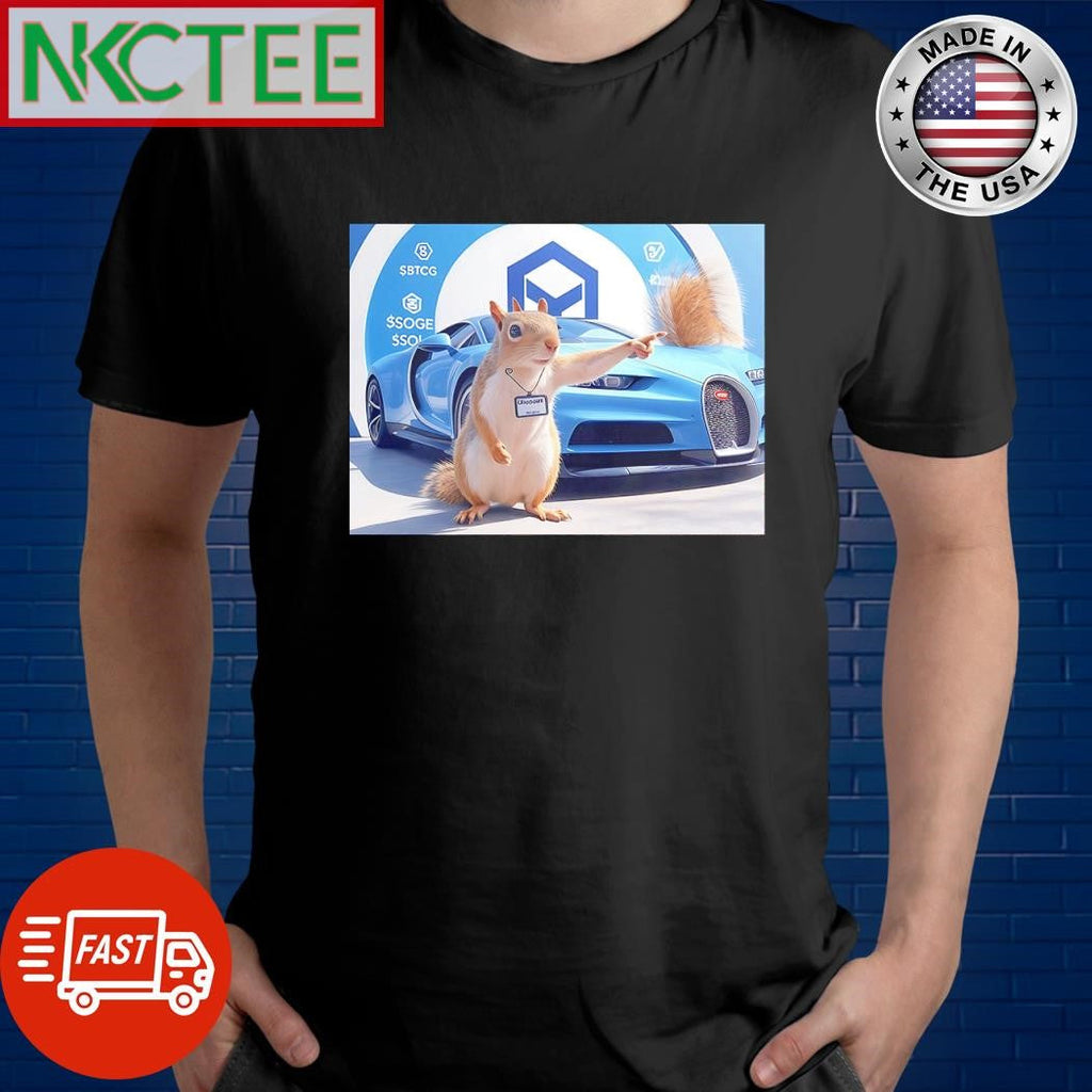 Awesome Squirrels punt coin Bugatti car paint shirt Unisex T-shirt, Sweatshirt, Hoodie, Long Sleeve Tee - T-Shirt, Sweatshirt, Hoodie
