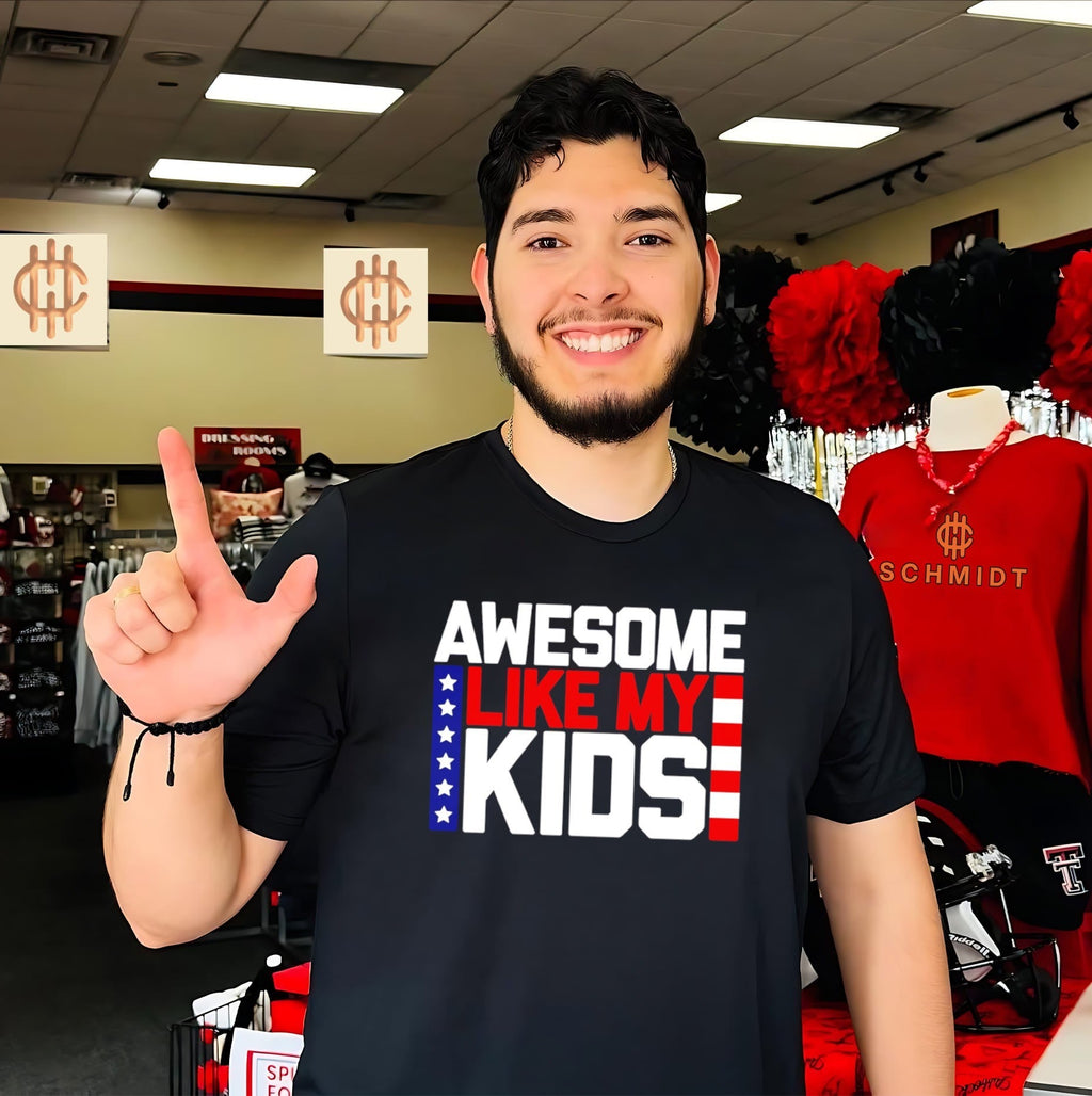 Awesome like my kids America 2026 shirt Unisex T-shirt, Sweatshirt, Hoodie, Long Sleeve Tee - T-Shirt, Sweatshirt, Hoodie