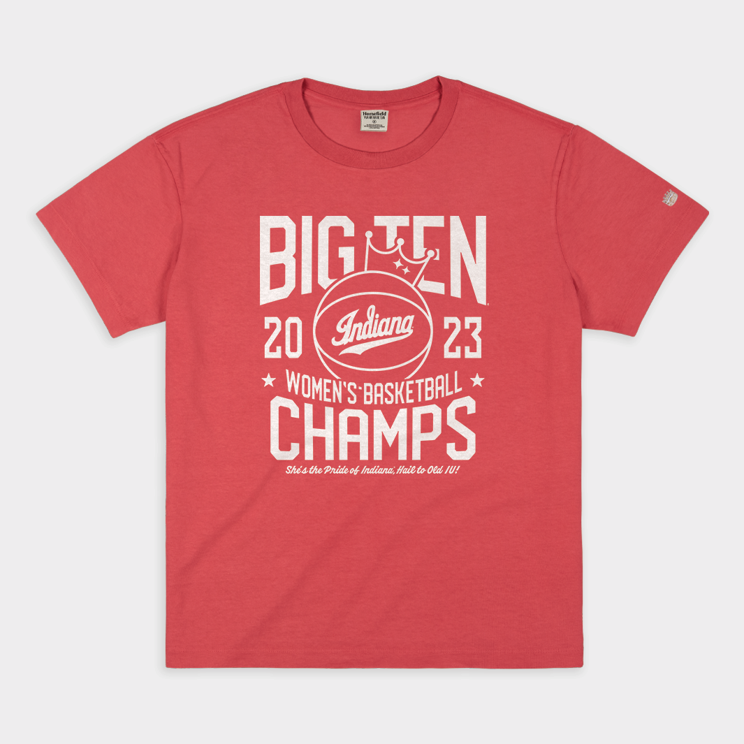 IU Basketball 2023 B1G Champs Vintage Heavyweight Style001 T-Shirts, Hoodie, Sweatshirt - T-Shirt, Sweatshirt, Hoodie