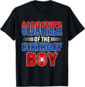 Godmother of The Birthday Boy Spider Web Birthday Party T-Shirt Unisex T-shirt, Sweatshirt, Hoodie, Long Sleeve Tee - T-Shirt, Sweatshirt, Hoodie