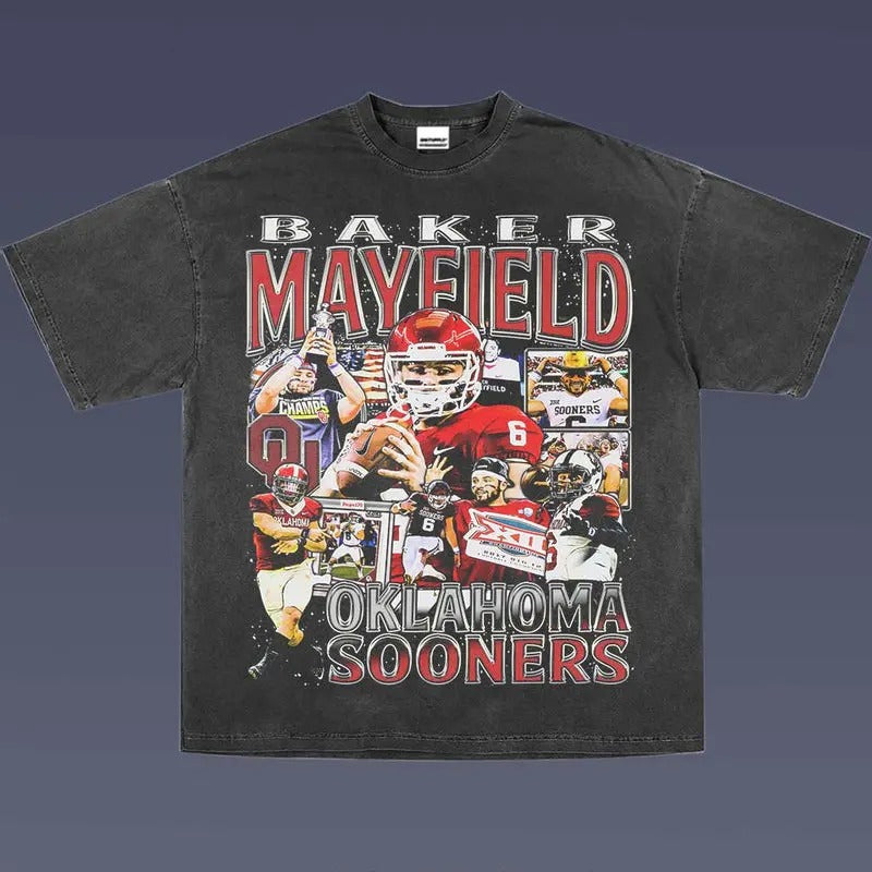 BAKER MAYFIELD 1.0 VINTAGE AMERICAN FOOTBALL FAN T-Shirts, Hoodie, Sweatshirt - T-Shirt, Sweatshirt, Hoodie