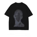 BANGOULUO Abstract Face Distorted Art Print Casual Cotton Top Contemporary Streetwear Menswear Womenswear T-Shirts, Hoodie, Sweatshirt - T-Shirt, Sweatshirt, Hoodie