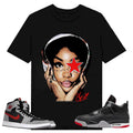 BIG FACE SZA Shirt Match J 1 High Zoom CMFT 2 Fire Red Cement Grey J 4 Bred Shirt Matching Sneaker T-Shirts, Hoodie, Sweatshirt - T-Shirt, Sweatshirt, Hoodie