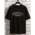 BOSTON Printed Cotton Short Sleeve Round Neck Street Black Made USA T-Shirts, Hoodie, Sweatshirt - T-Shirt, Sweatshirt, Hoodie