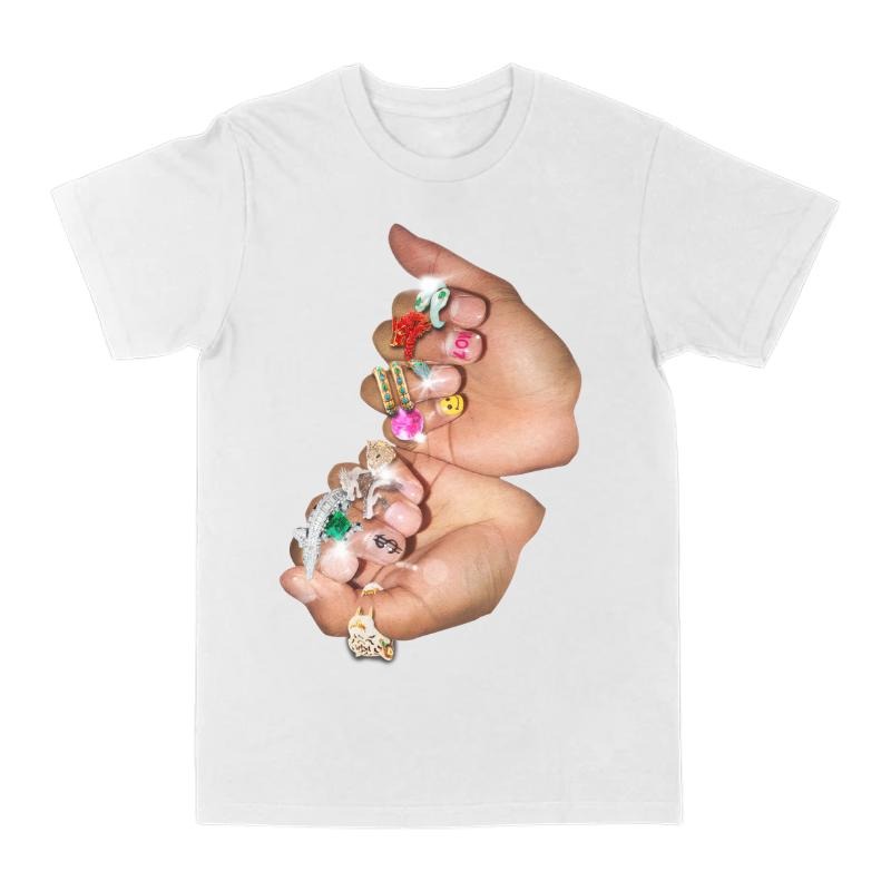 BOUNCE BACK Finger Graffiti Diamond Ring Printed Vintage Y2k Y2k & Menswear Tops Streetwear T-Shirts, Hoodie, Sweatshirt - T-Shirt, Sweatshirt, Hoodie