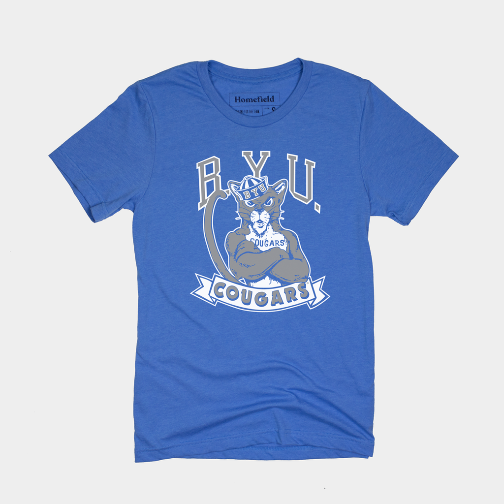Vintage Brigham Young University Cougar Style001 T-Shirts, Hoodie, Sweatshirt - T-Shirt, Sweatshirt, Hoodie