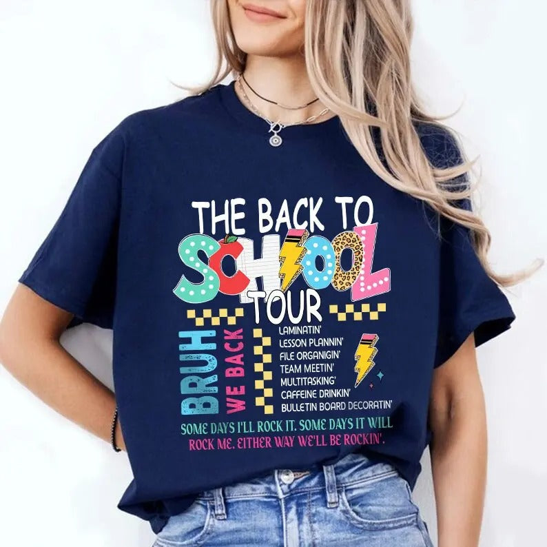 Back School Petthouse Back School Tour Shirt Bruh We Back Teacher Shirt Back School Teacher School Doodles Shirt Her T-Shirts, Hoodie, Sweatshirt - T-Shirt, Sweatshirt, Hoodie