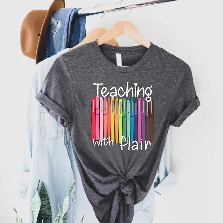 Back School First Day School Funny Teacher Shirt Teacher Teaching Flair Shirt Teacher Shirt Teacher Shirts T-Shirts, Hoodie, Sweatshirt - T-Shirt, Sweatshirt, Hoodie
