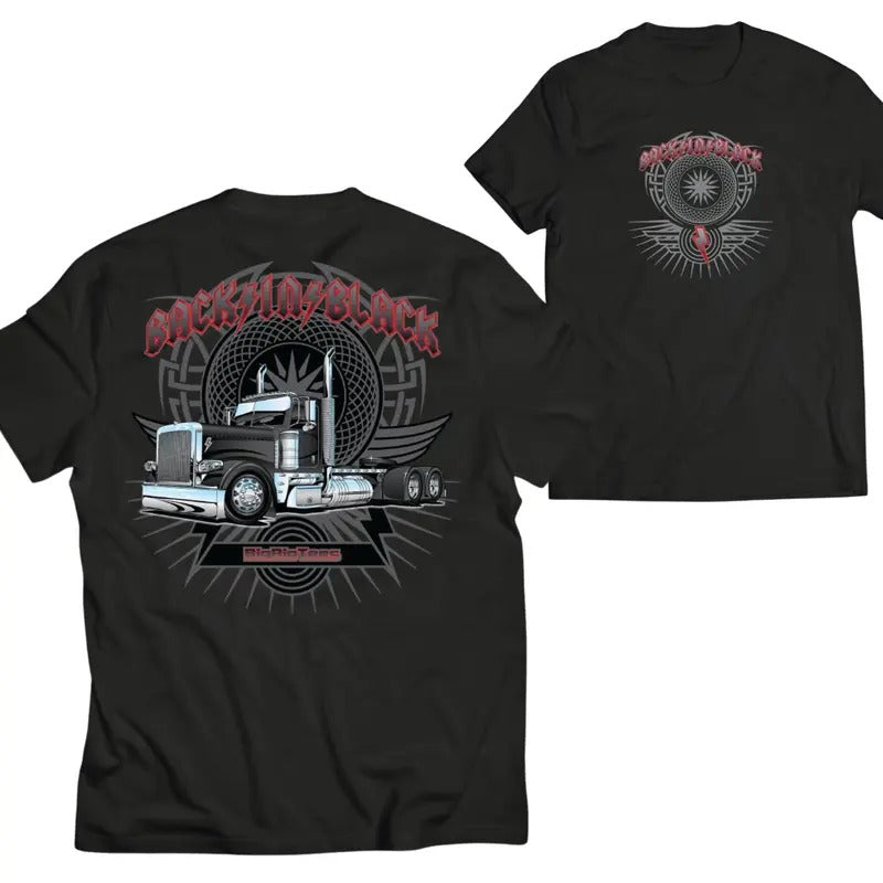 Back Black Tractor Truck Shirts Shirts Car Menswear Car Automotive Enthusiasts T-Shirts, Hoodie, Sweatshirt - T-Shirt, Sweatshirt, Hoodie