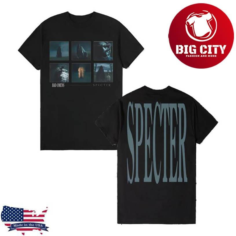 Bad Omens Specter Slideshow Two Sided Shirt Unisex T-shirt, Sweatshirt, Hoodie, Long Sleeve Tee - T-Shirt, Sweatshirt, Hoodie