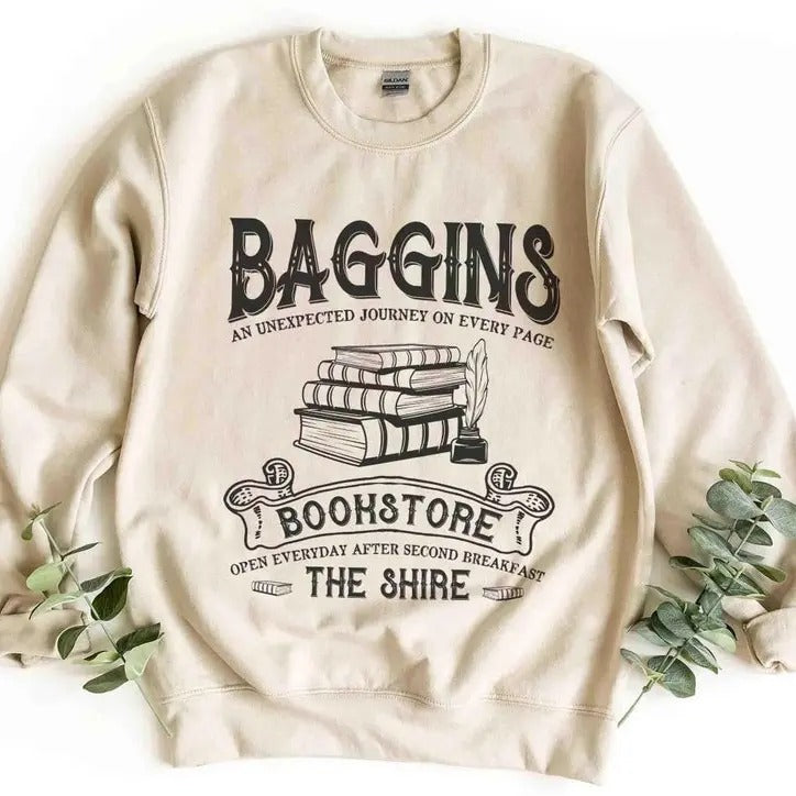 Baggins Bookstore Shirt T-Shirts, Hoodie, Sweatshirt - T-Shirt, Sweatshirt, Hoodie