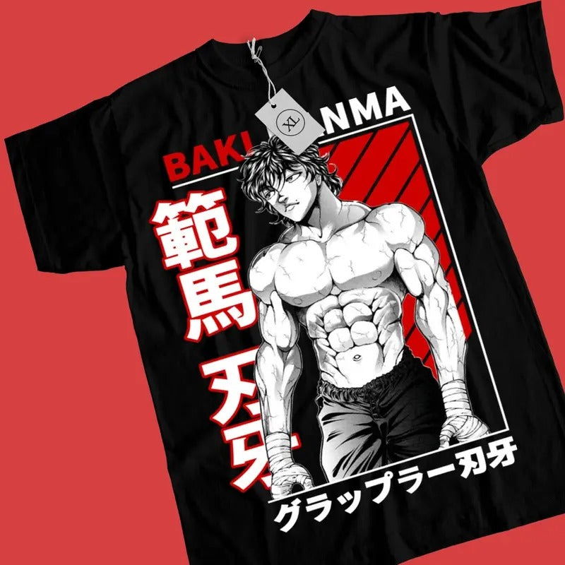 Baki Grappler Hanma Yujiro S 4XL New Top Best View Black Shirt T-Shirts, Hoodie, Sweatshirt - T-Shirt, Sweatshirt, Hoodie