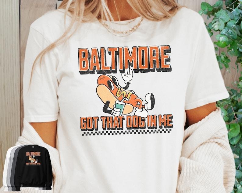 Baltimore Baseball Shirt Baltimore Vintage Shirt Game Day Shirt T-Shirts, Hoodie, Sweatshirt - T-Shirt, Sweatshirt, Hoodie
