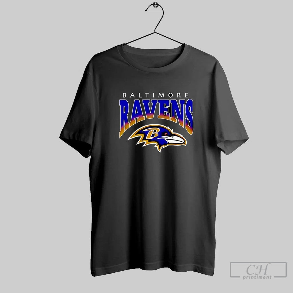 Baltimore Ravens Football Team Logo Graphic T Shirt Unisex T-shirt, Sweatshirt, Hoodie, Long Sleeve Tee - T-Shirt, Sweatshirt, Hoodie