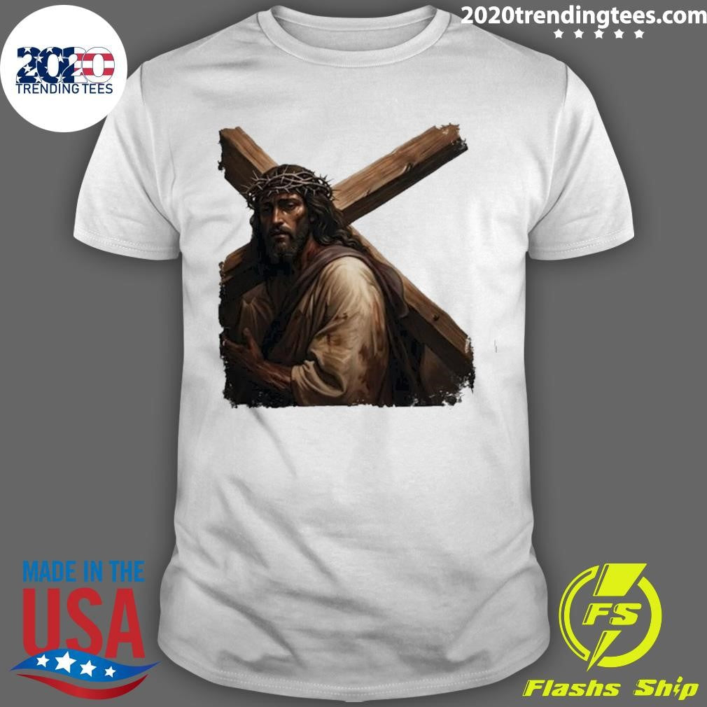 Bam Margera Jesus Carrying The Cross 2026 Tee Shirt Unisex T-shirt, Sweatshirt, Hoodie, Long Sleeve Tee - T-Shirt, Sweatshirt, Hoodie