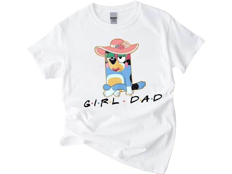 Bandit Girl Dad Shirt Bluey Shirt Bingo Shirt Bluey Bingo Shirt Bingo Heeler Shirt Bluey Shirt T-Shirts, Hoodie, Sweatshirt - T-Shirt, Sweatshirt, Hoodie