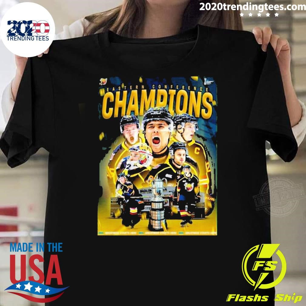 Barrie Colts 2026 Eastern Conference Champions Shirt Unisex T-shirt, Sweatshirt, Hoodie, Long Sleeve Tee - T-Shirt, Sweatshirt, Hoodie