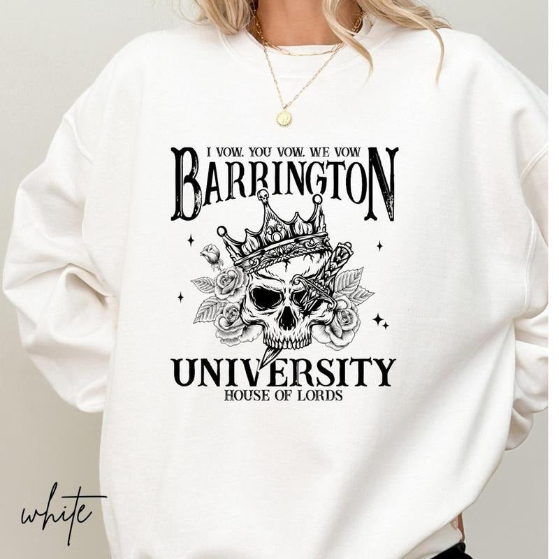 Barrington University Gildan Bookish Book Shirt Ritual Inspired Readers Book Lover Dark Romance T-Shirts, Hoodie, Sweatshirt - T-Shirt, Sweatshirt, Hoodie