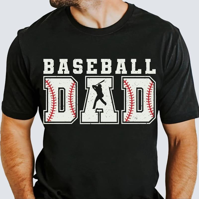 Baseball Dad Shirt Sports Dad Game Day 100% Cotton T-Shirts, Hoodie, Sweatshirt - T-Shirt, Sweatshirt, Hoodie