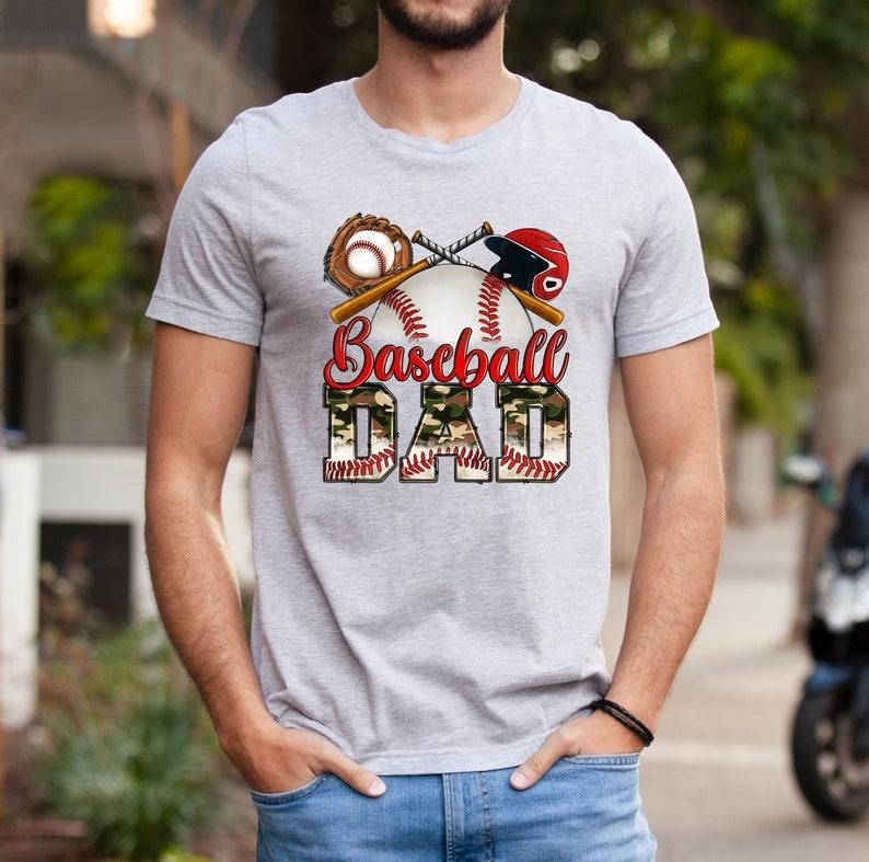 Baseball Dad Shirt Baseball Shirt Baseball Dad Shirt Husband Dad Him T-Shirts, Hoodie, Sweatshirt - T-Shirt, Sweatshirt, Hoodie