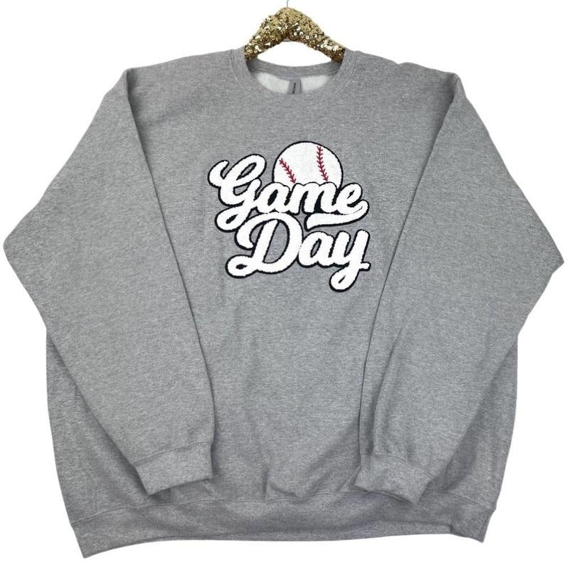 Baseball Game Day Patch T-Shirts, Hoodie, Sweatshirt - T-Shirt, Sweatshirt, Hoodie