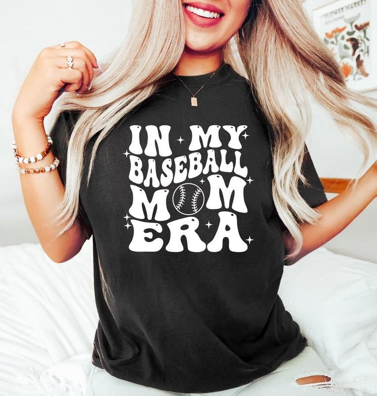 Baseball Mom Era Shirt Baseball Mom Era Shirt Game Day Woman Baseball Shirt Baseball Mama Mama T-Shirts, Hoodie, Sweatshirt - T-Shirt, Sweatshirt, Hoodie