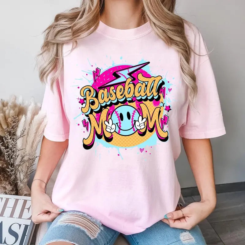 Baseball Mom Baseball Mama Drip Baseball Ice Cream Drip Shirt Mama Baseball Game Day Baseball Shirt T-Shirts, Hoodie, Sweatshirt - T-Shirt, Sweatshirt, Hoodie