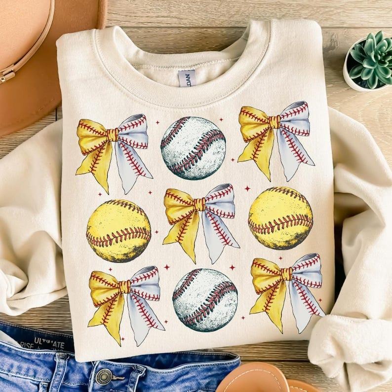 Baseball Softball Bow Retro Sports Coquette Baseball Softball Mama Game Day T-Shirts, Hoodie, Sweatshirt - T-Shirt, Sweatshirt, Hoodie