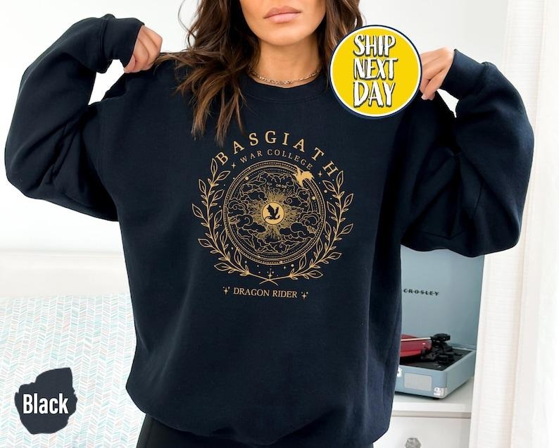 Basgiath War College 2 Sided Fourth Wing Shirt Dragon Rider Trend 2 Side ; Cotton Womenswear T-Shirts, Hoodie, Sweatshirt - T-Shirt, Sweatshirt, Hoodie