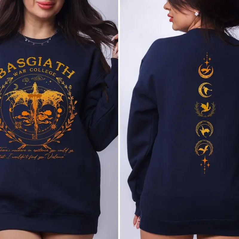 Basgiath War College Fourth Wing Double Sided Dragon Rider Riders Quadrant Rebecca Yoros Bookish Shirt T-Shirts, Hoodie, Sweatshirt - T-Shirt, Sweatshirt, Hoodie