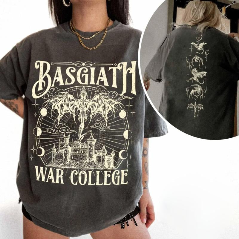 Basgiath War College Fourth Wing Inspired Shirt Empyrean Dragon Rider Riders Quadrant Shirt Bookish Shirt T-Shirts, Hoodie, Sweatshirt - T-Shirt, Sweatshirt, Hoodie