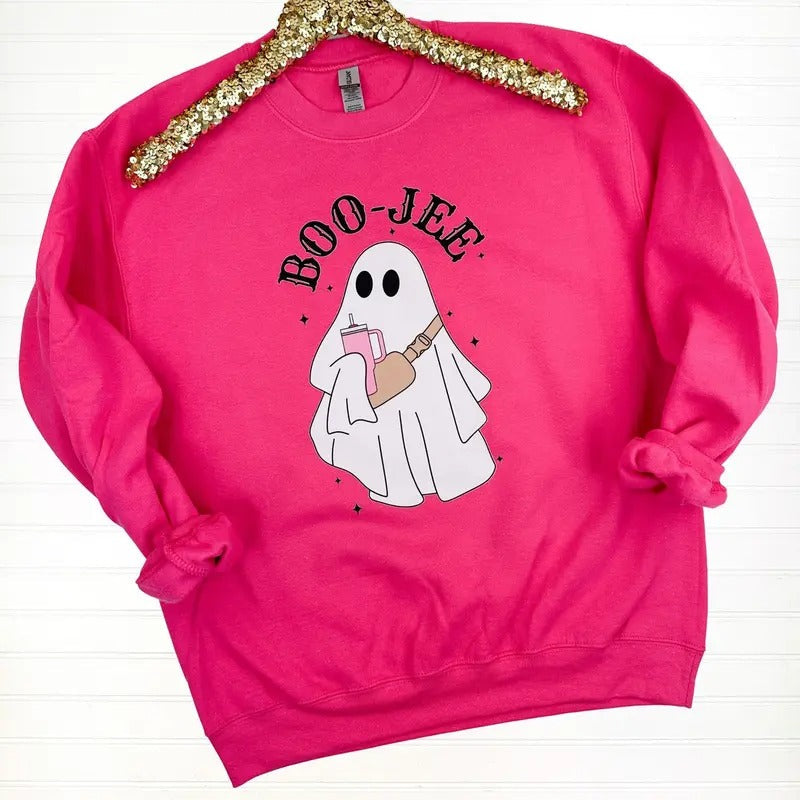 Basic BOO JEE Ghost T-Shirts, Hoodie, Sweatshirt - T-Shirt, Sweatshirt, Hoodie