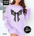 Bat Bow Comfort Colors Halloween T-Shirts, Hoodie, Sweatshirt - T-Shirt, Sweatshirt, Hoodie