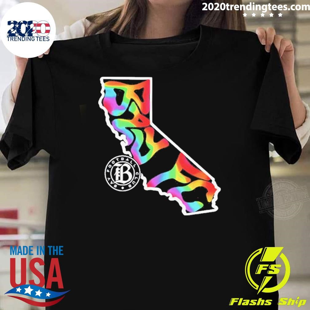 Bay Fc Groovy Pride State 2026 Shirt Unisex T-shirt, Sweatshirt, Hoodie, Long Sleeve Tee - T-Shirt, Sweatshirt, Hoodie
