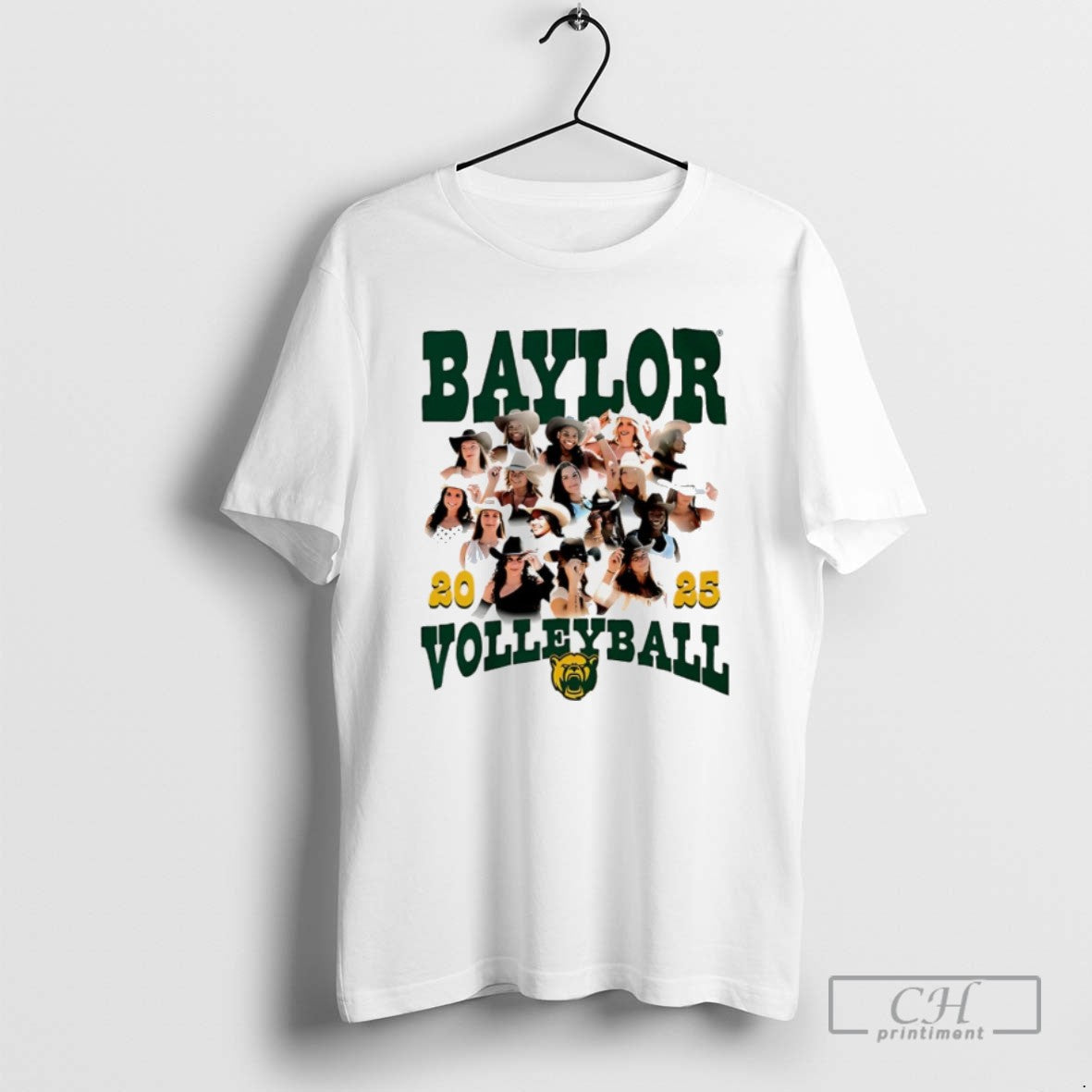 Baylor Womens Volleyball Team Collage 2025 T Shirts Unisex T-shirt, Sweatshirt, Hoodie, Long Sleeve Tee - T-Shirt, Sweatshirt, Hoodie