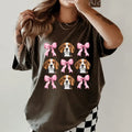 Beagle Bows Shirt ~ Relaxed Fit Printed USA Womenswear Casual Comfort Cotton Top Athletic Boho Chic T-Shirts, Hoodie, Sweatshirt - T-Shirt, Sweatshirt, Hoodie