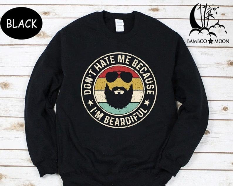 Beardiful Dad Funny Dad Beard Shirt Best Dad Beardiful Shirt Beard Shirt T-Shirts, Hoodie, Sweatshirt - T-Shirt, Sweatshirt, Hoodie