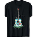 Acoustic Guitar Mountain Forest Nature Made USA T-Shirts, Hoodie, Sweatshirt - T-Shirt, Sweatshirt, Hoodie