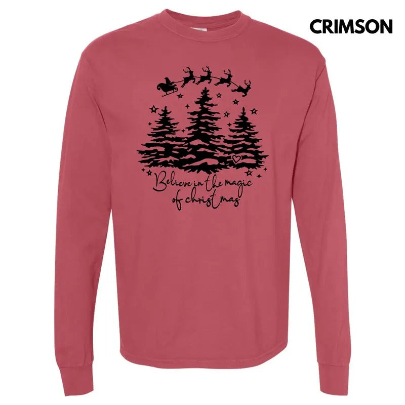 Believe Magic Long Sleeve Comfort Colors 'NLB' T-Shirts, Hoodie, Sweatshirt - T-Shirt, Sweatshirt, Hoodie