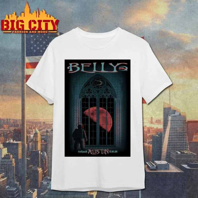 Belly Dec 10 2025 Mohawk In Austin TX Poster shirt Unisex T-shirt, Sweatshirt, Hoodie, Long Sleeve Tee - T-Shirt, Sweatshirt, Hoodie