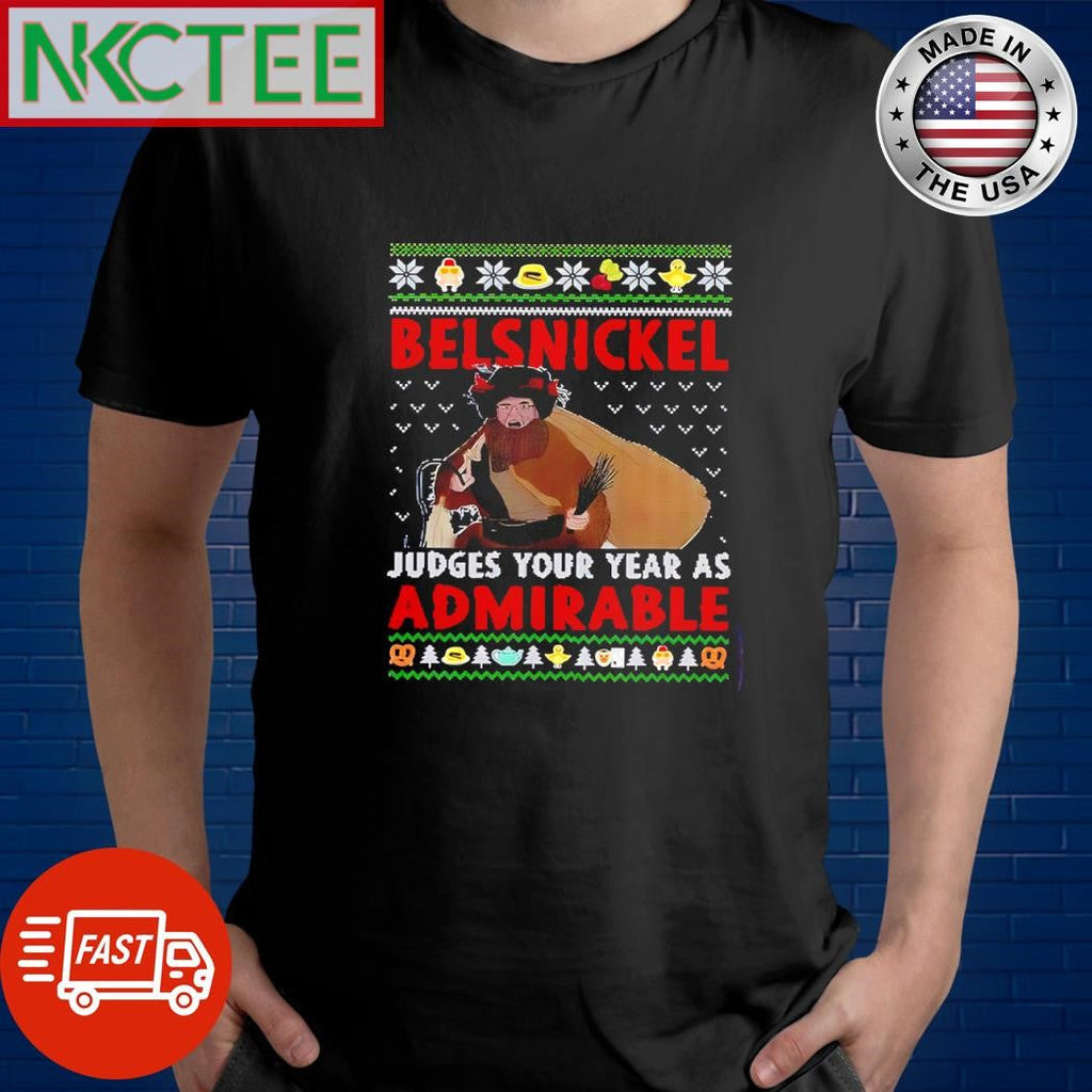 Belsnickel Judges Your Year As Admirable ugly Christmast shirt Unisex T-shirt, Sweatshirt, Hoodie, Long Sleeve Tee - T-Shirt, Sweatshirt, Hoodie